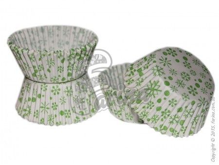 Форма для кексов Одуванчик зеленый 50x30 100 шт.< фото цена